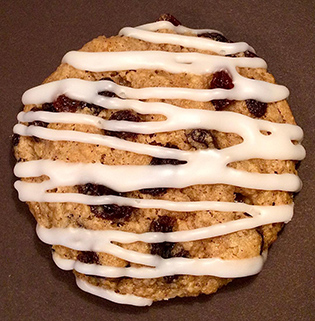 Iced Oatmeal Raisin Cookie